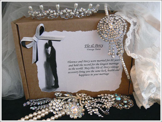 Every Flo & Percy Tiara comes in a vintage style box